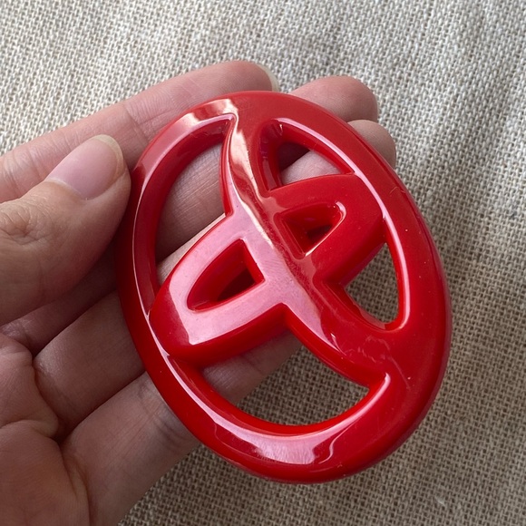 65mm Steering Wheel Emblem Overlay for Toyota RAV4/Corolla/Camry - Picture 3 of 12